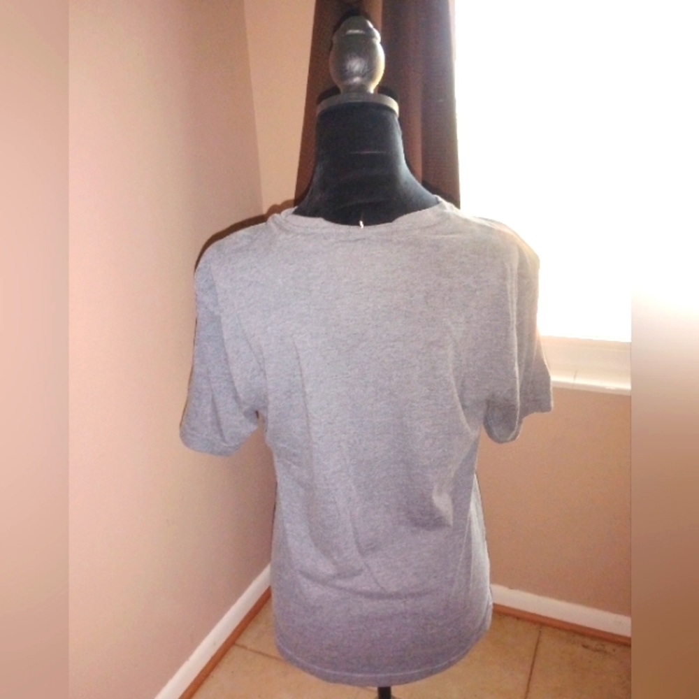 🩶🤍 NWOT George Womens Small Quote Short-Sleeved TShirt Sheer Lightweight Teach - Picture 4 of 4